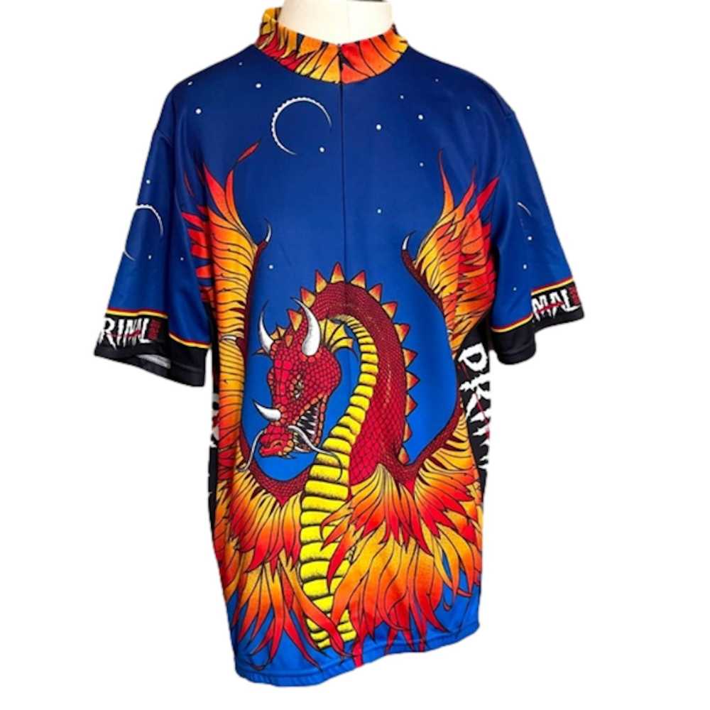 Vintage Vintage Primal Wear Dragon Cycling Jersey… - image 2