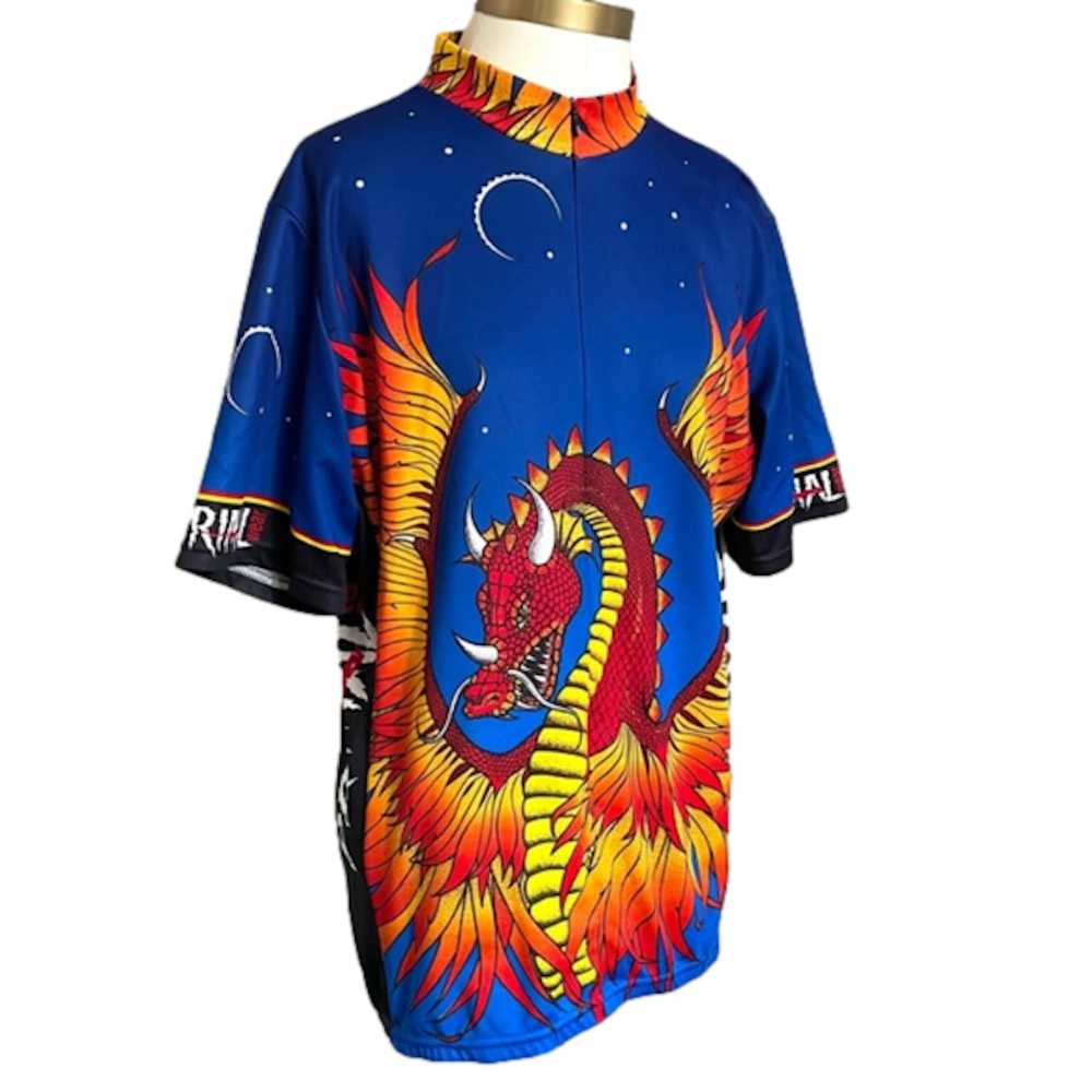 Vintage Vintage Primal Wear Dragon Cycling Jersey… - image 3