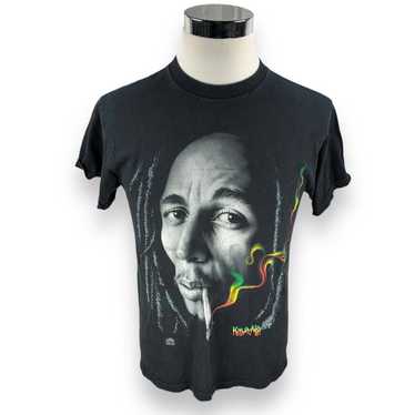Zion Rootswear Vintage Bob Marley Mens T-Shirt Zi… - image 1