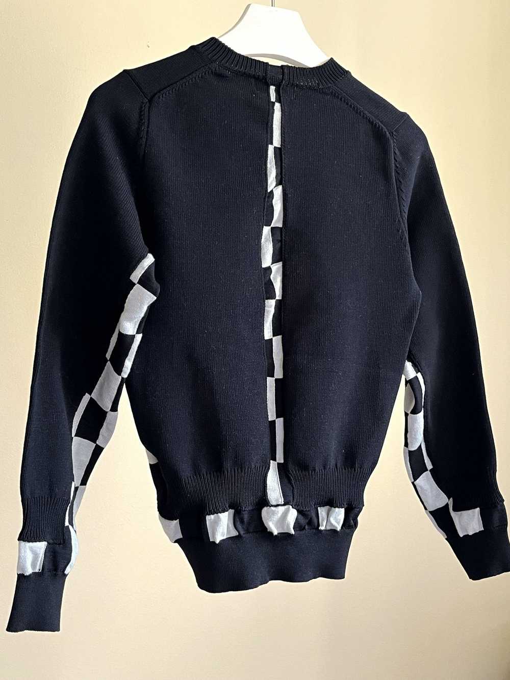 Comme Des Garcons Homme Plus Docking Sweater Chec… - image 1