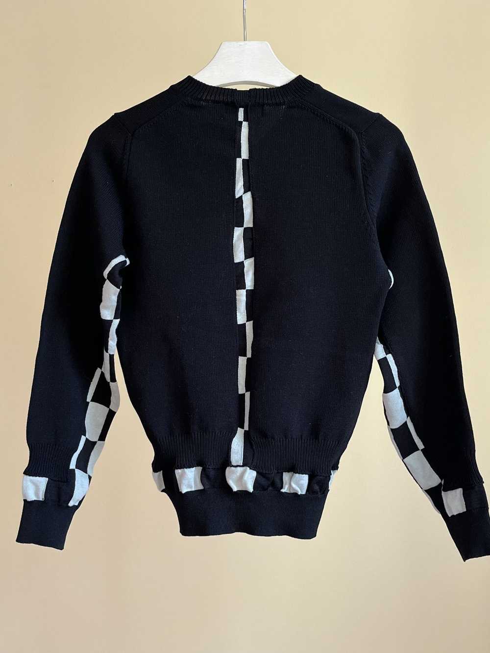 Comme Des Garcons Homme Plus Docking Sweater Chec… - image 3