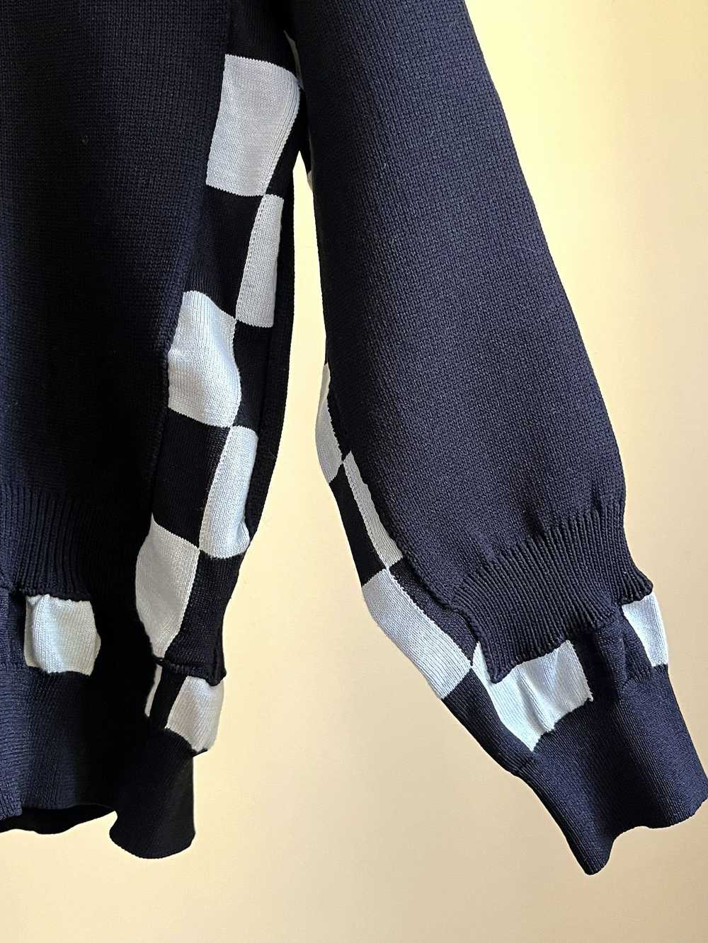 Comme Des Garcons Homme Plus Docking Sweater Chec… - image 5