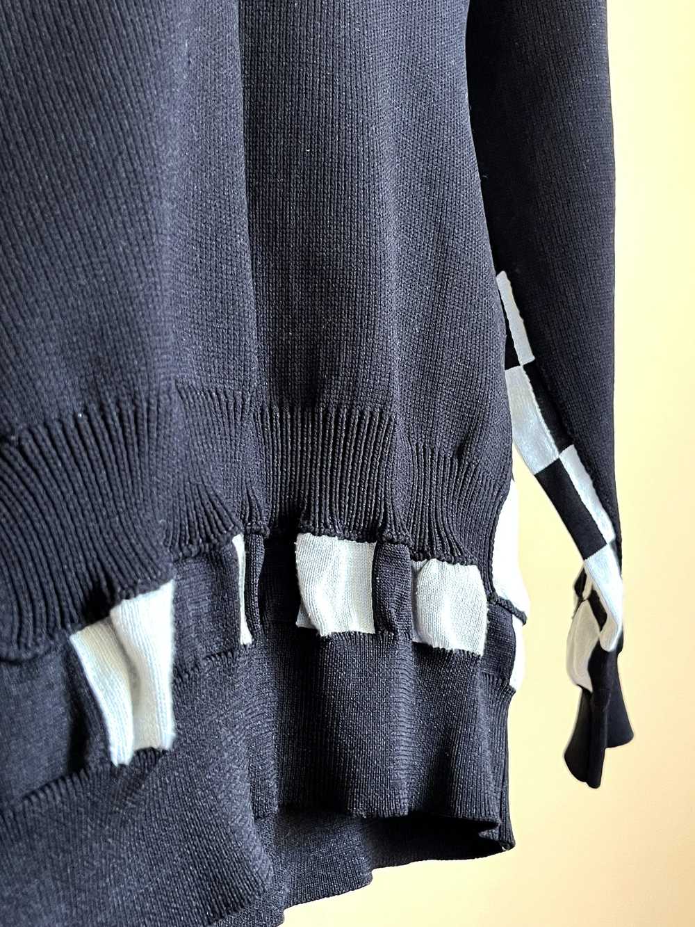 Comme Des Garcons Homme Plus Docking Sweater Chec… - image 6