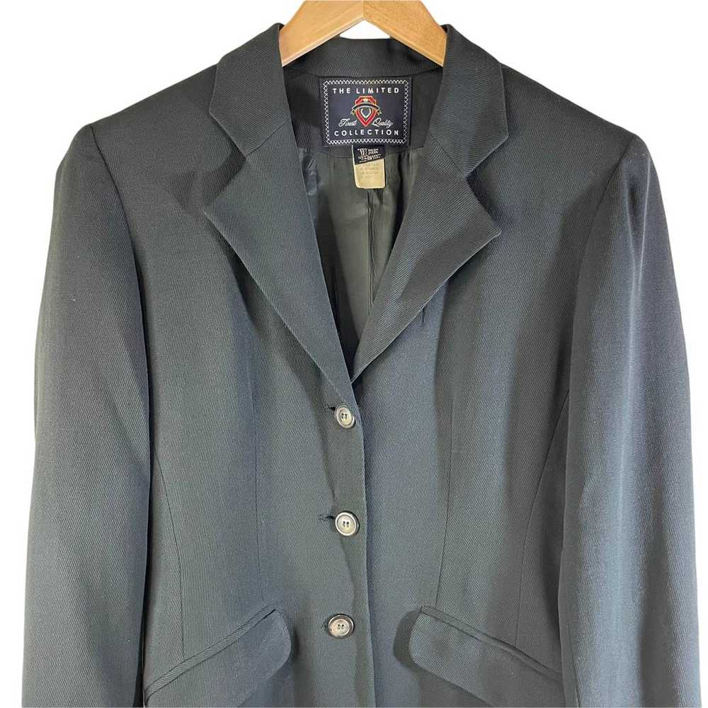 Vintage The Limited Womens Wool Blend Long Blazer… - image 3