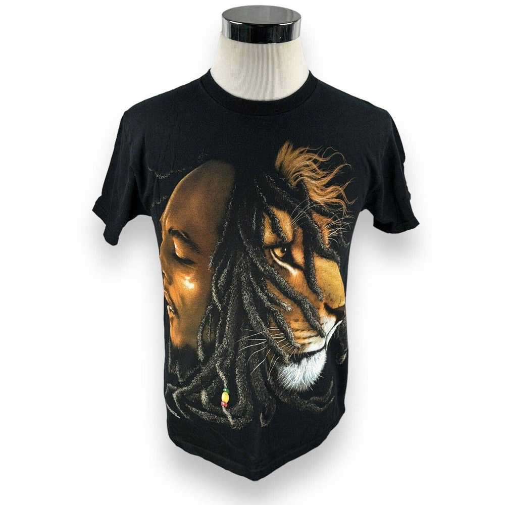 Zion Rootswear Vintage Bob Marley Lion Mens T-Shi… - image 1
