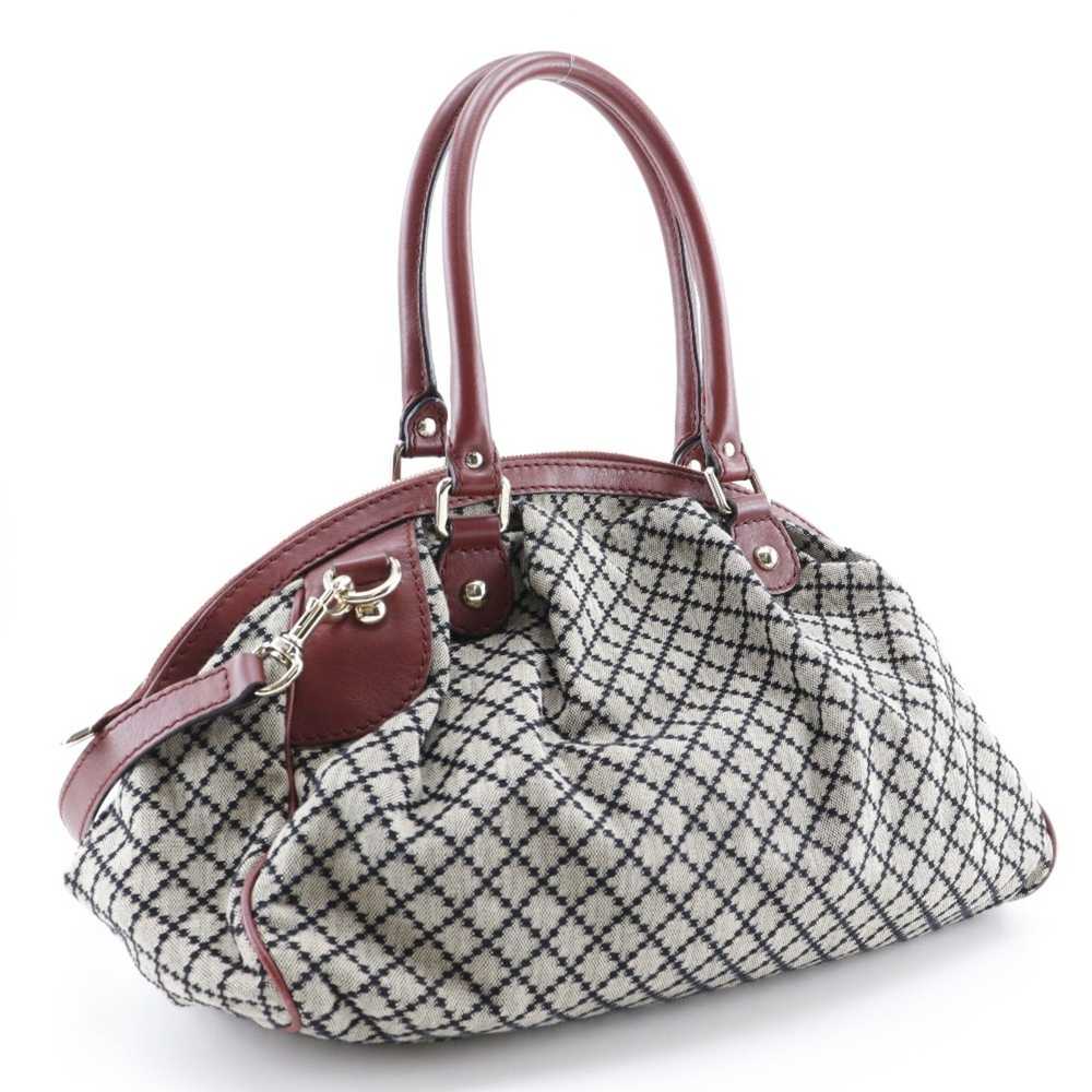 Gucci GUCCI Diamante Handbag Sookie 223974 GG Can… - image 3