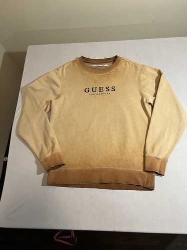 Guess Guess Originals Men's Medium Tan Vintage Swe