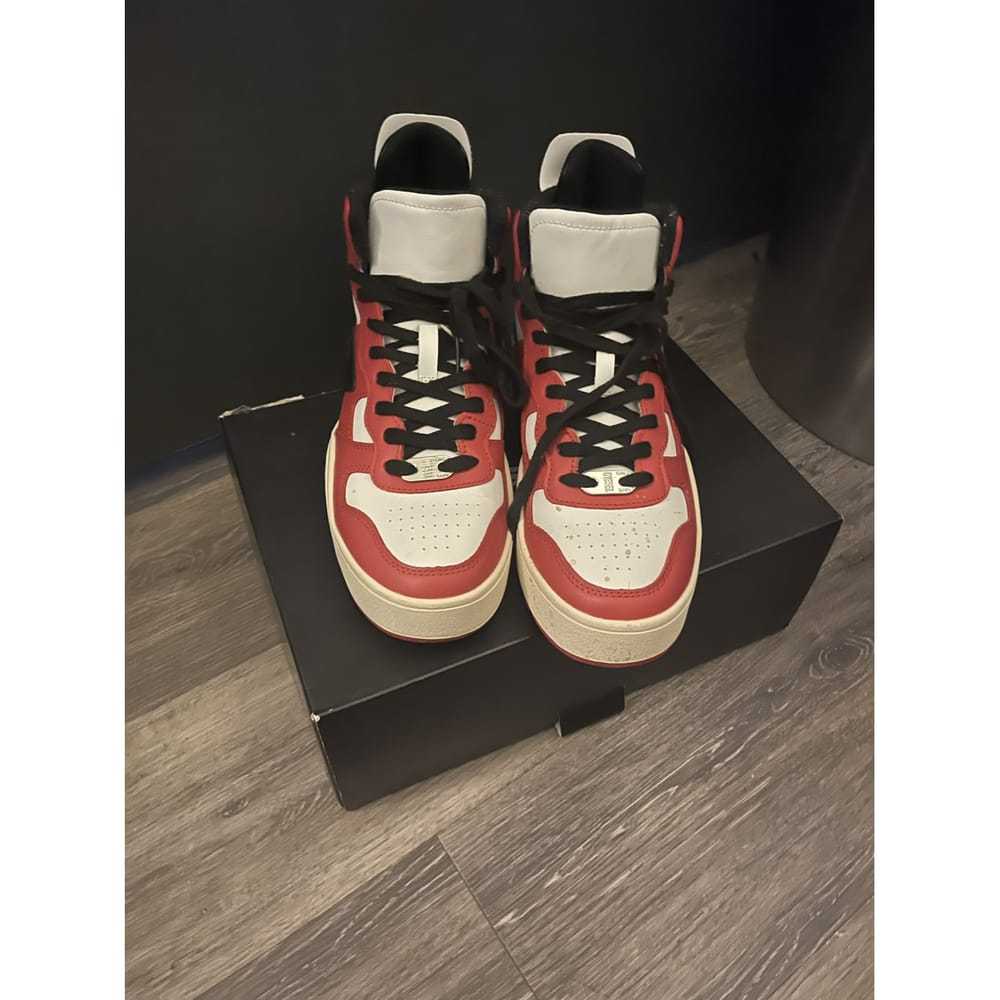 Diesel Leather high trainers - image 3
