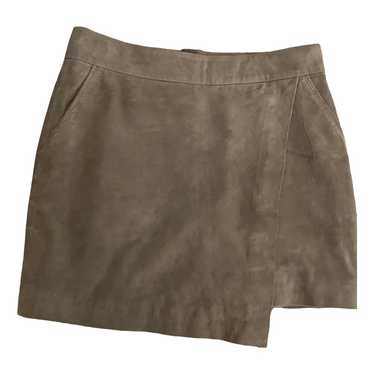Berenice Leather mid-length skirt - image 1