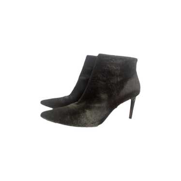 Balenciaga Slash pony-style calfskin ankle boots - image 1