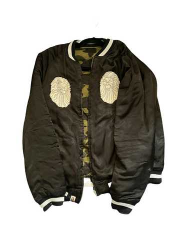 reversible souvenir jacket brown black - ジャケット・アウター