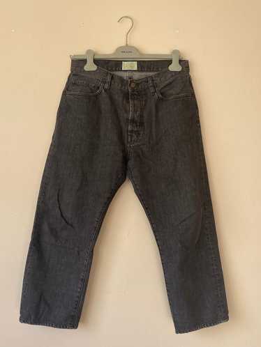 Escada Jeans 80s Black Denim Stars Pants Nautical Made Italy