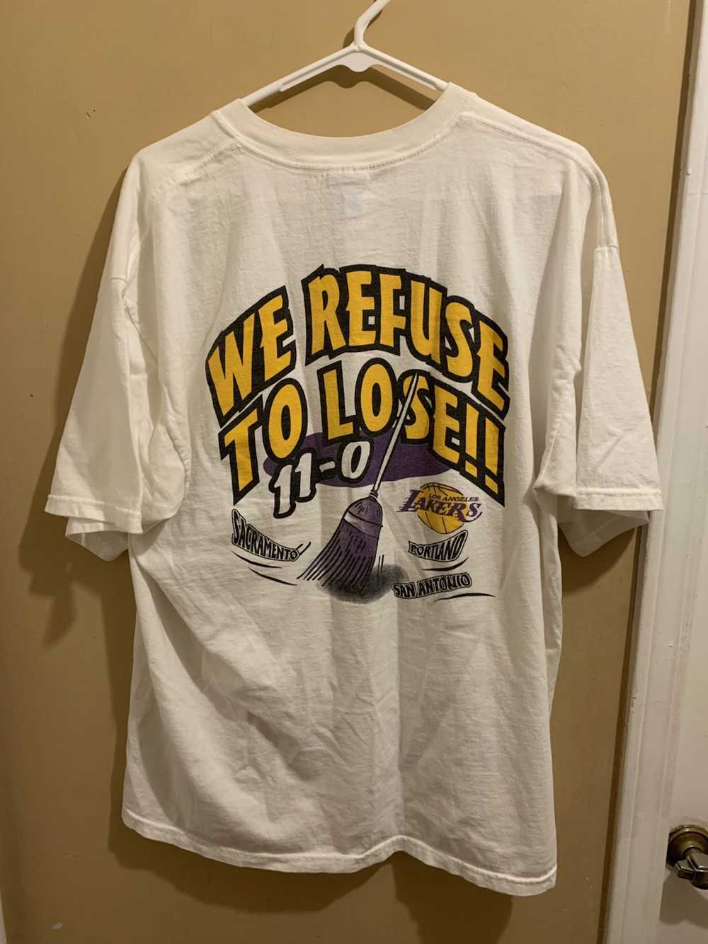 L.A. Lakers × Vintage Vintage Lakers playoff tee - image 2