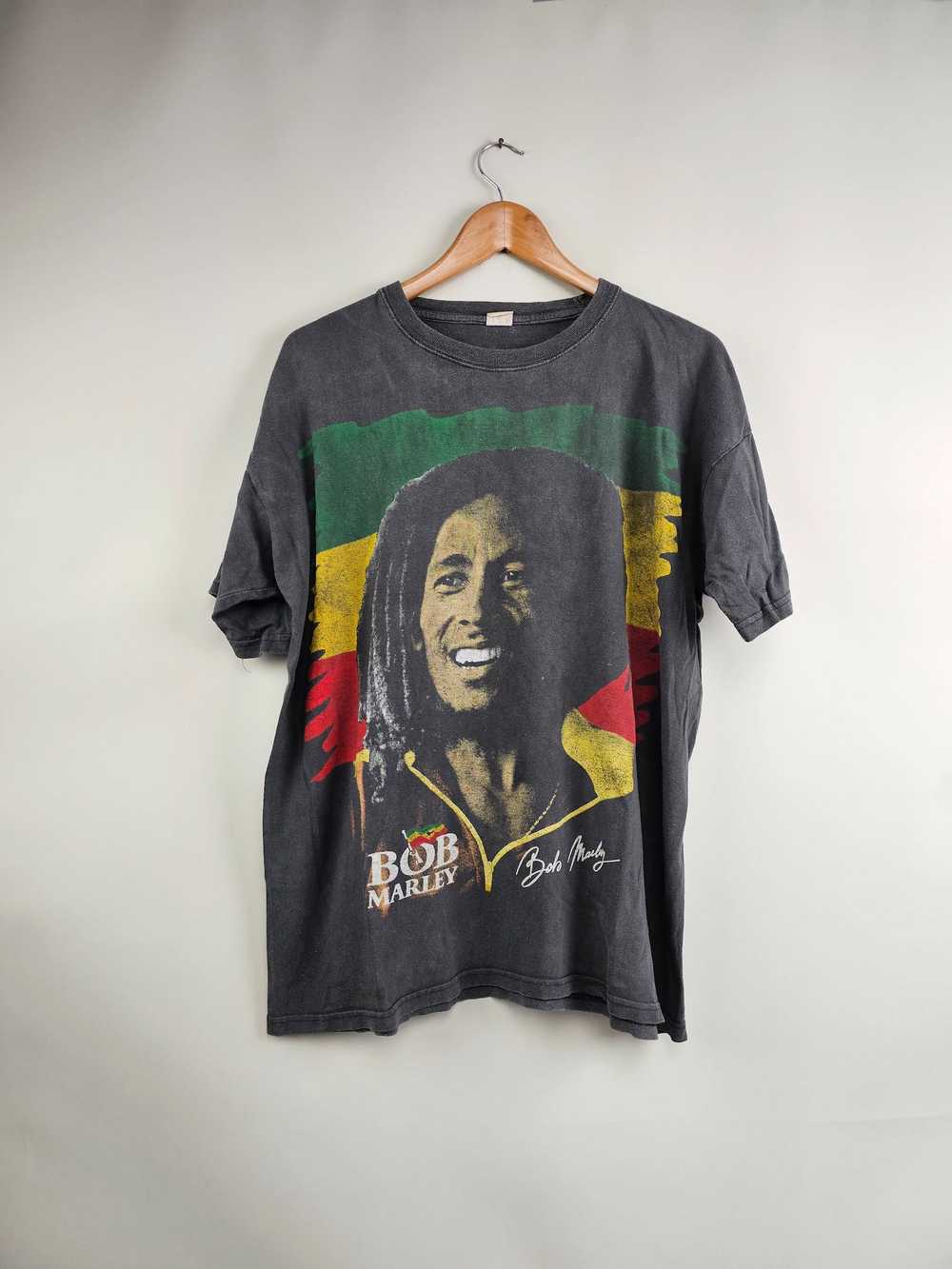 Band Tees × Bob Marley × Vintage 90s Bob Marley T… - image 1