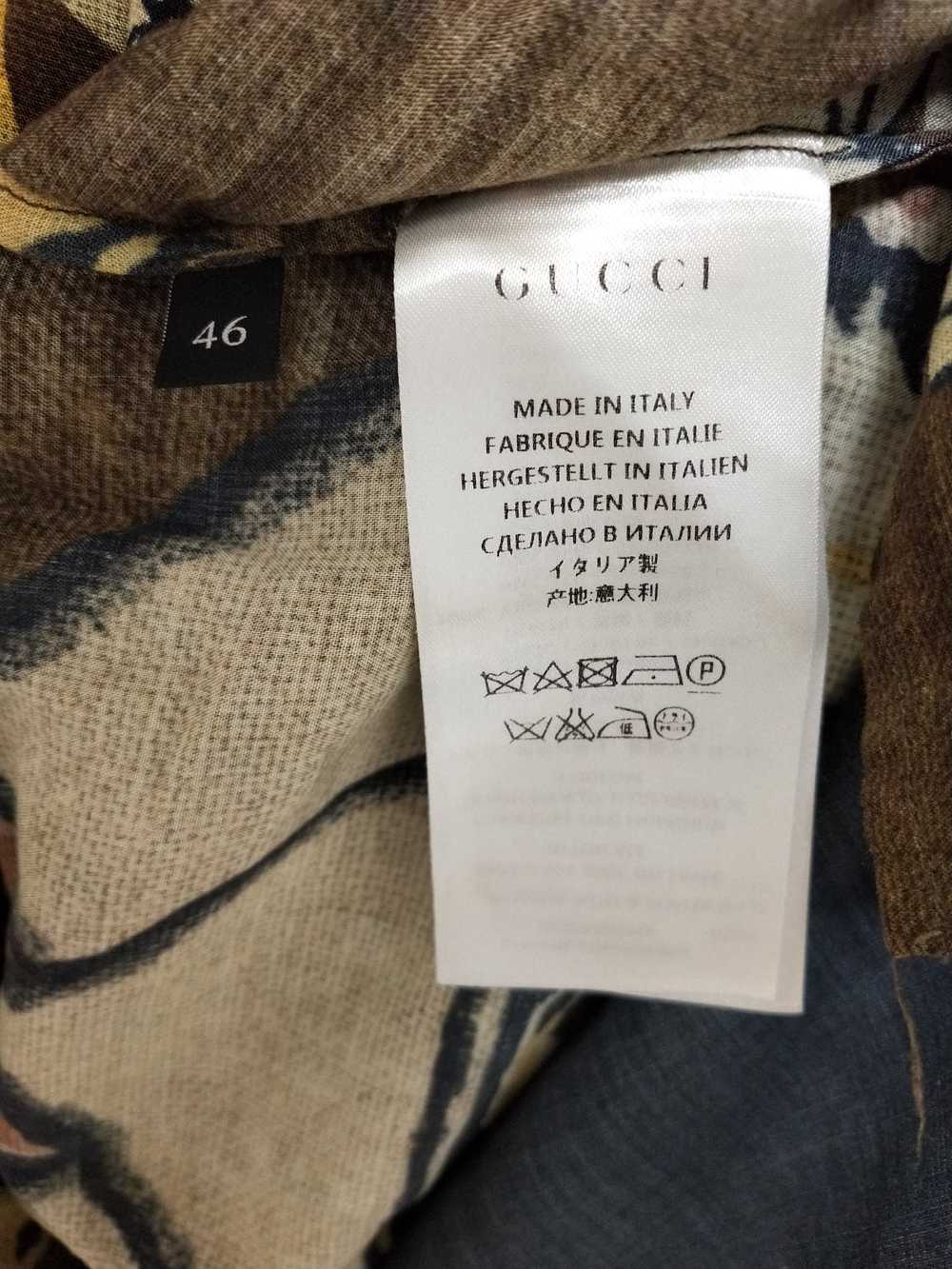 Gucci Bengal Tiger Button Up Shirt - Gem