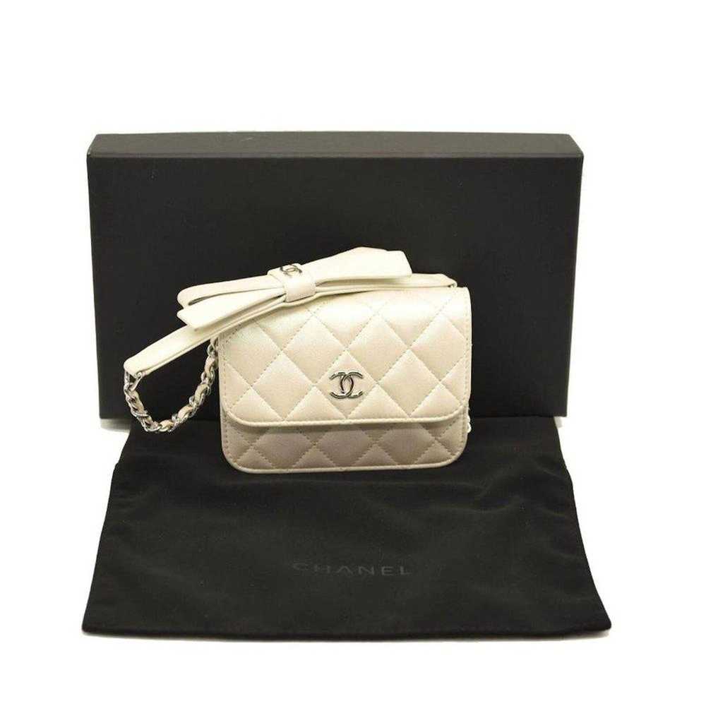 Chanel Iridscent Lambskin Quilted Mini Coco Bow C… - image 2