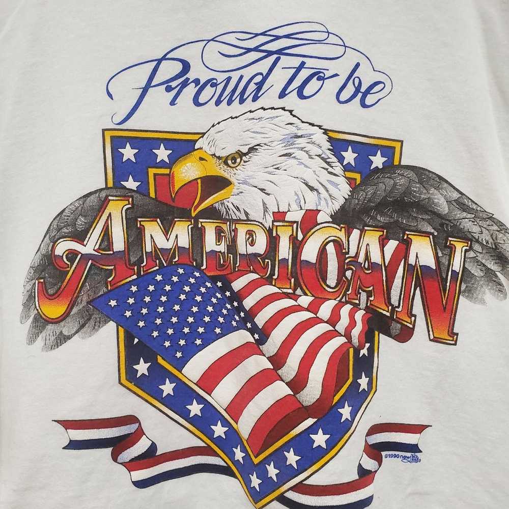 Vintage 1990 American T-Shirt - image 2