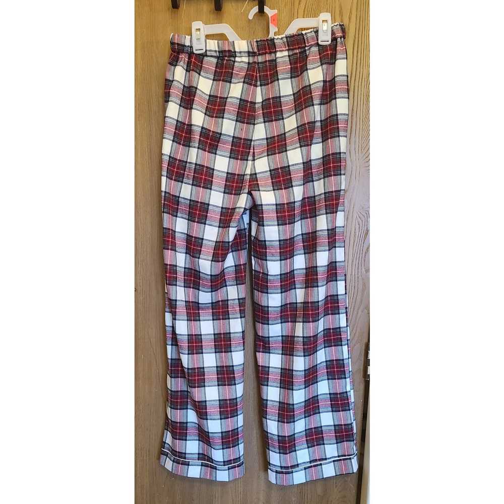 Pink Pink Lily wide leg plaid pants wide leg holi… - image 5