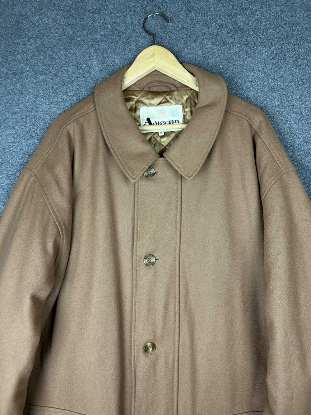 Aquascutum wool hot sale coat