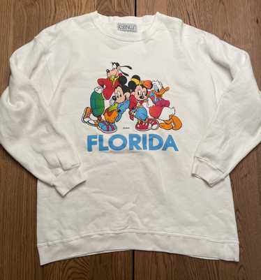 Disney × Vintage Vintage Disney Florida Crew Neck… - image 1