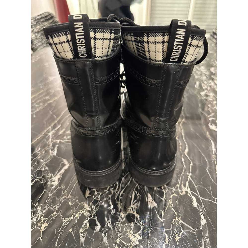 Dior Leather biker boots - image 4