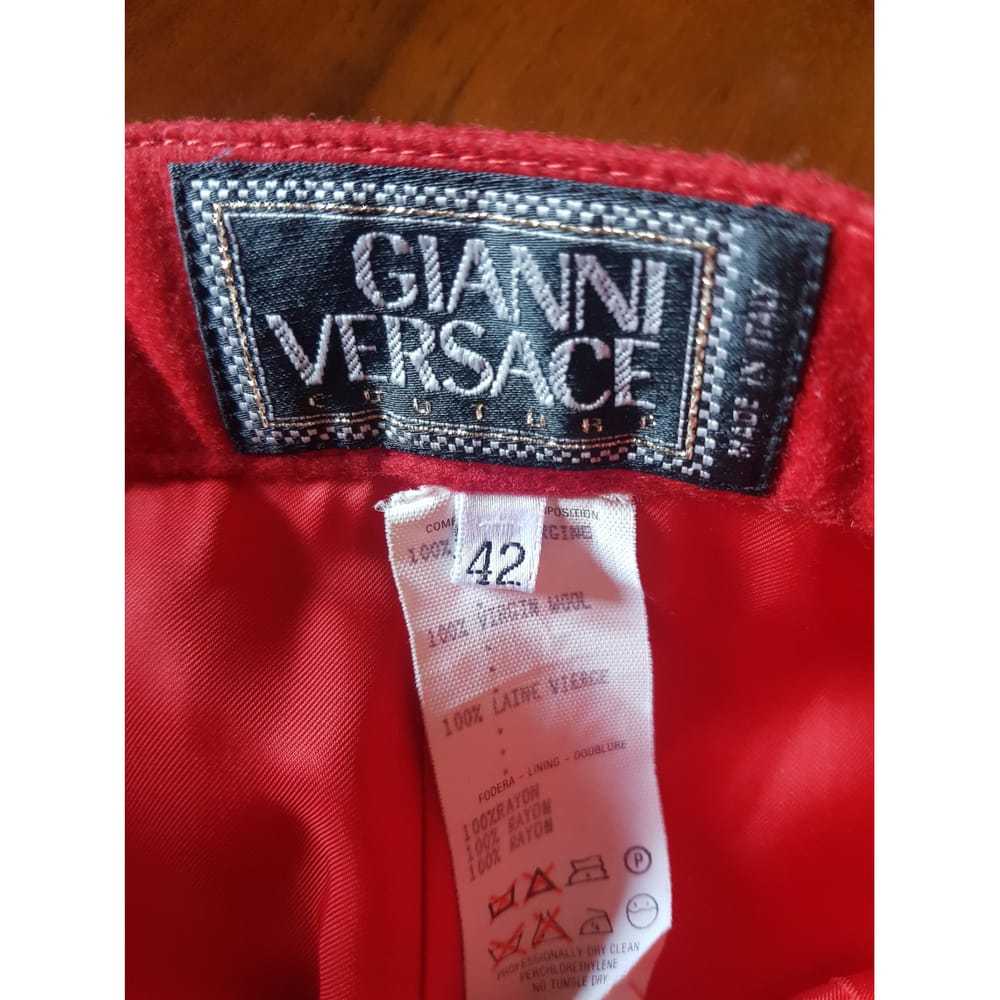 Gianni Versace Wool mid-length skirt - image 3