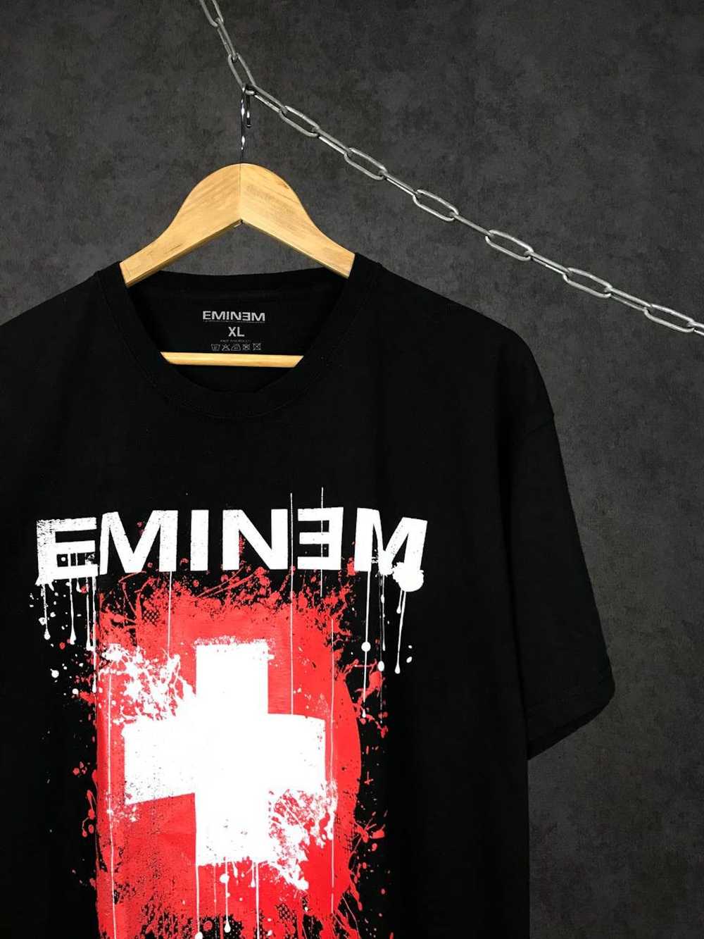 Band Tees × Eminem × Rap Tees Eminem Switzerland … - image 2