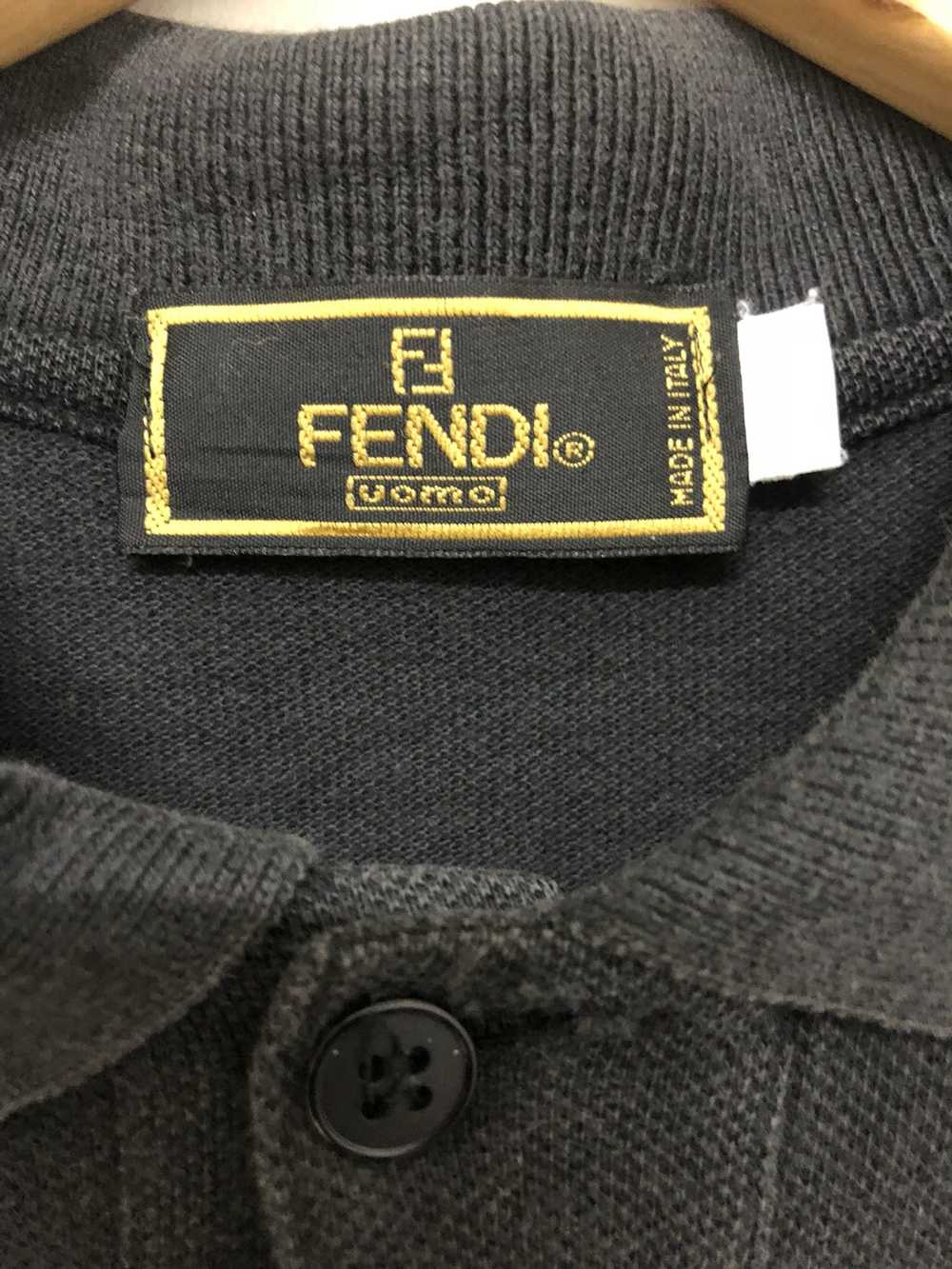 Fendi × Vintage Vintage FENDI Long Sleeve Shirt - image 3