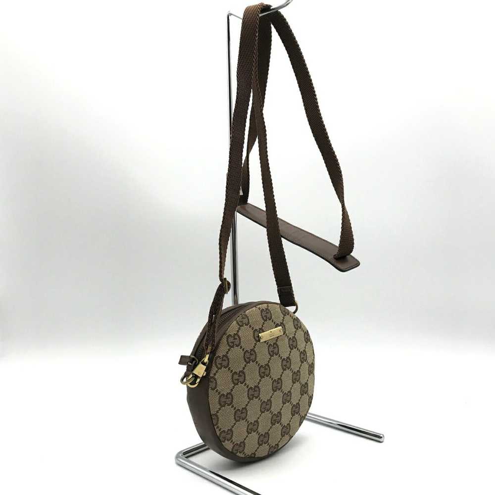 Gucci Gucci Shoulder Bag Mini Round Pochette Brow… - image 3