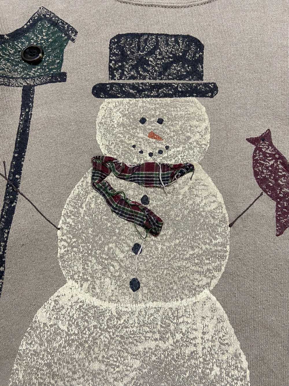 Holiday Brand × Jerzees × Vintage Vintage Snowman… - image 3