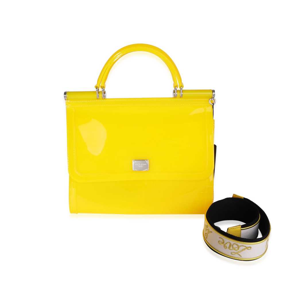 Dolce & Gabbana DOLCE & GABBANA Yellow PVC Miss S… - image 1