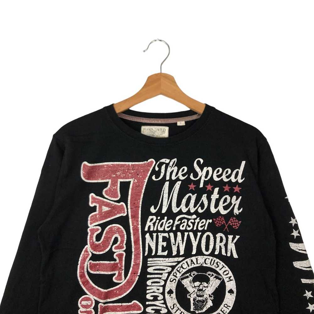 Japanese Brand RARE PUNK DESIGN SWEATSHIRT JEANIN… - image 2