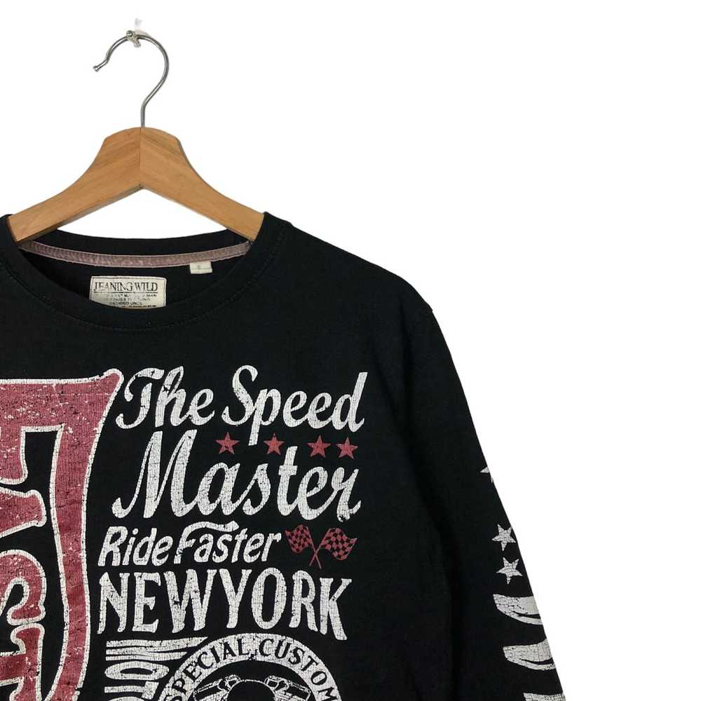 Japanese Brand RARE PUNK DESIGN SWEATSHIRT JEANIN… - image 5