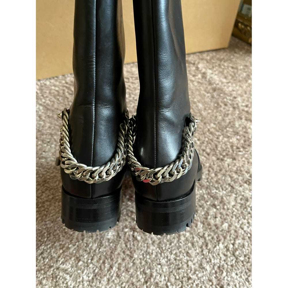 Christian Louboutin Leather riding boots - image 8