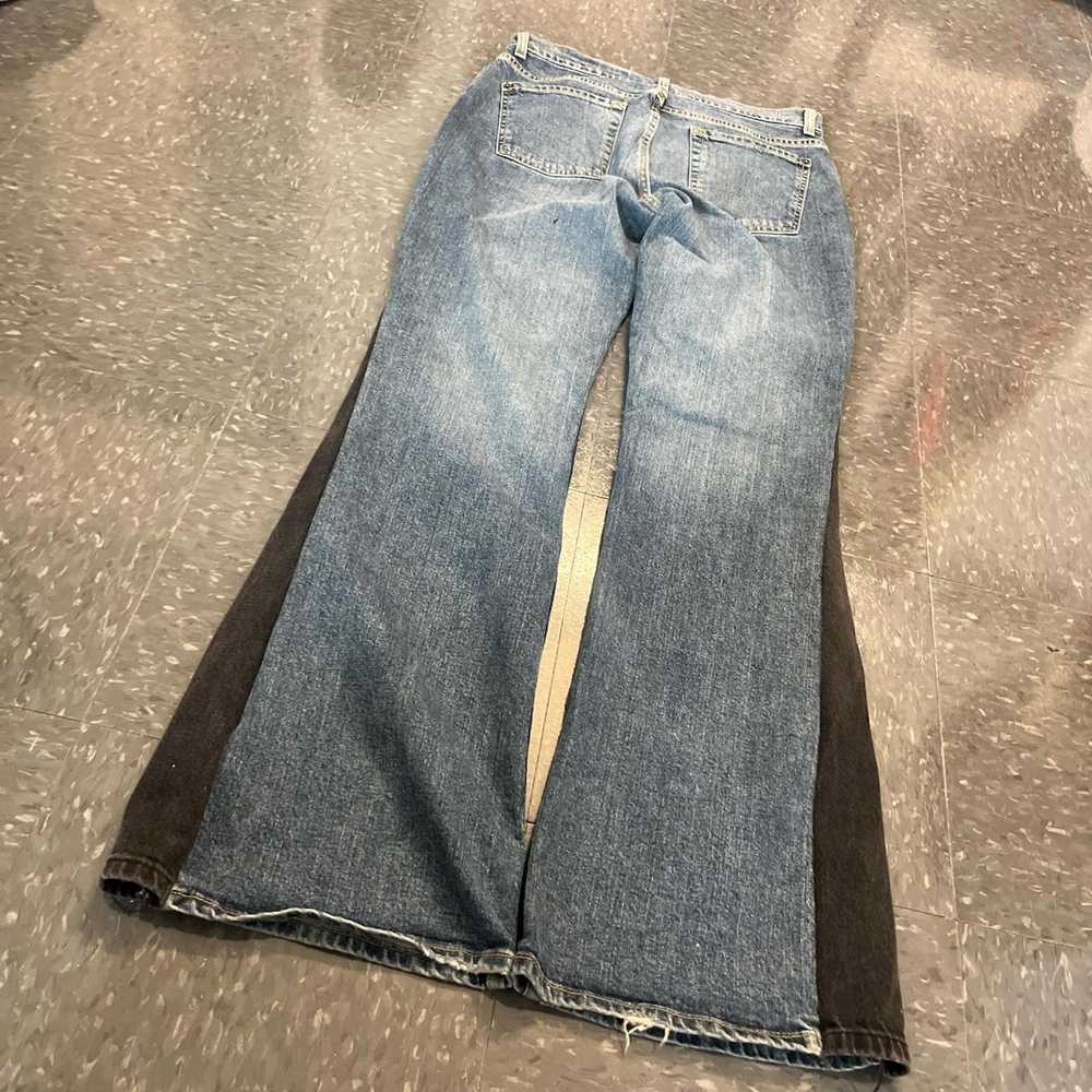 Designer Y2k Vintage Flare Jeans Size 4bf0 - image 2