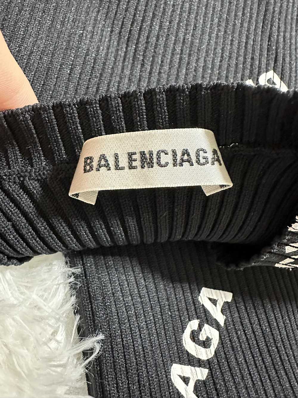 Balenciaga Balenciaga Top Long Sleeve Black and W… - image 4
