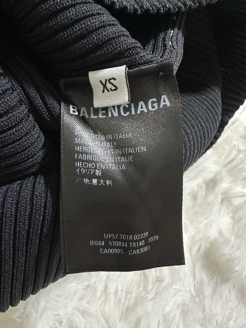 Balenciaga Balenciaga Top Long Sleeve Black and W… - image 6