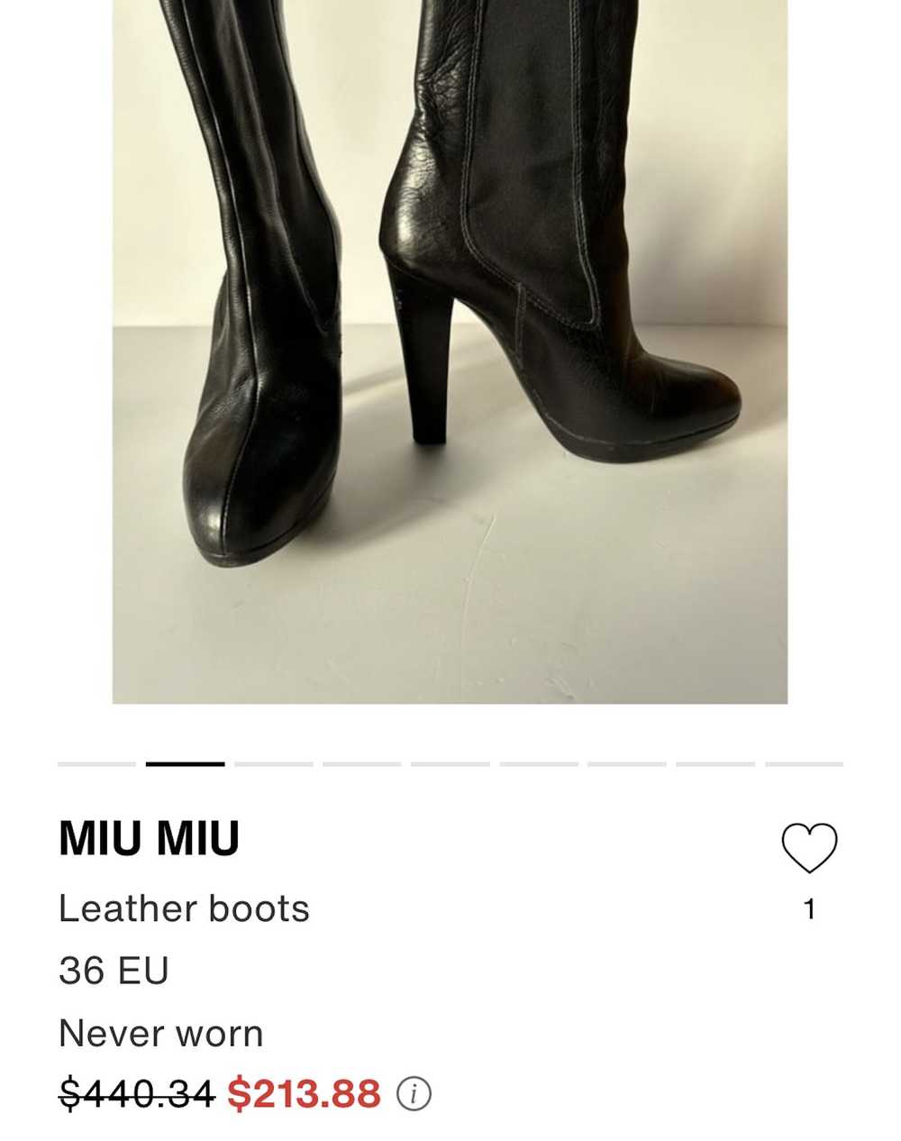 Miu Miu Miu Miu Boots - image 5