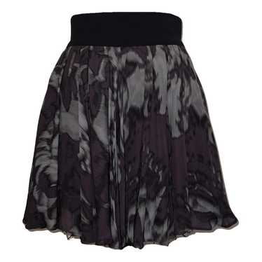Robert Rodriguez Silk mini skirt