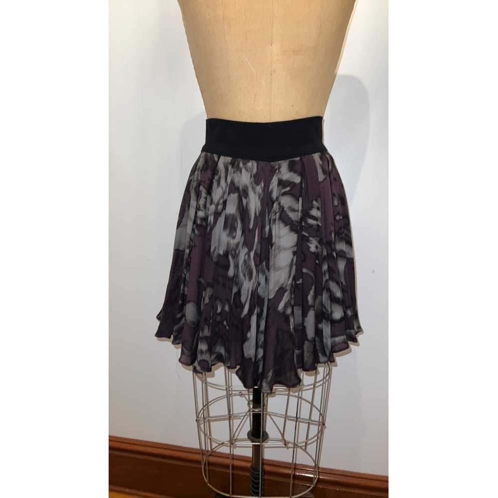 Robert Rodriguez Silk mini skirt - image 6