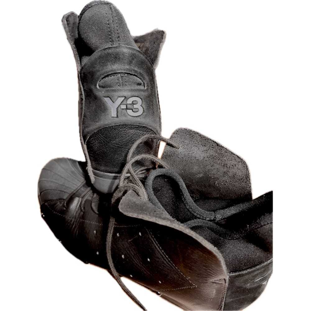 Y-3 by Yohji Yamamoto Leather lace up boots - image 3