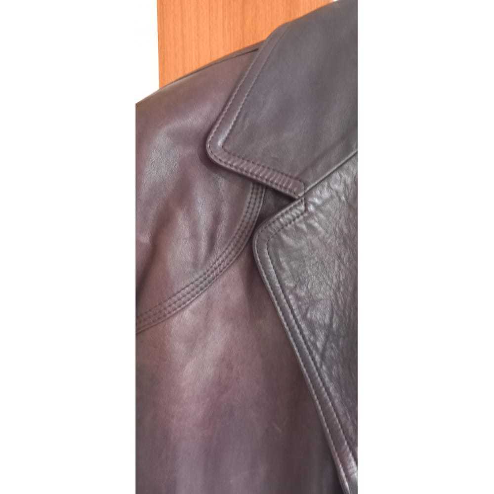 Fendissime Leather biker jacket - image 3