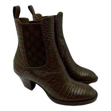 Fendi Cowboy leather boots - image 1