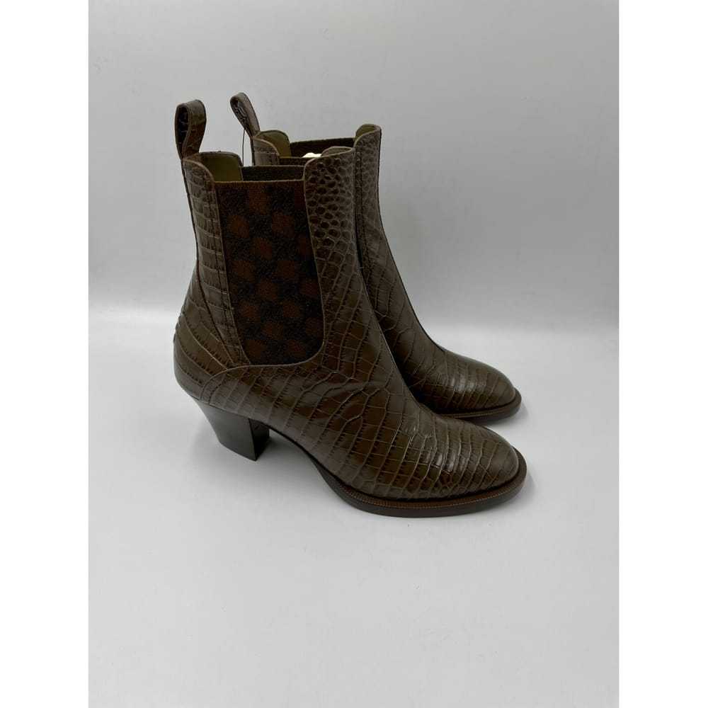 Fendi Cowboy leather boots - image 2