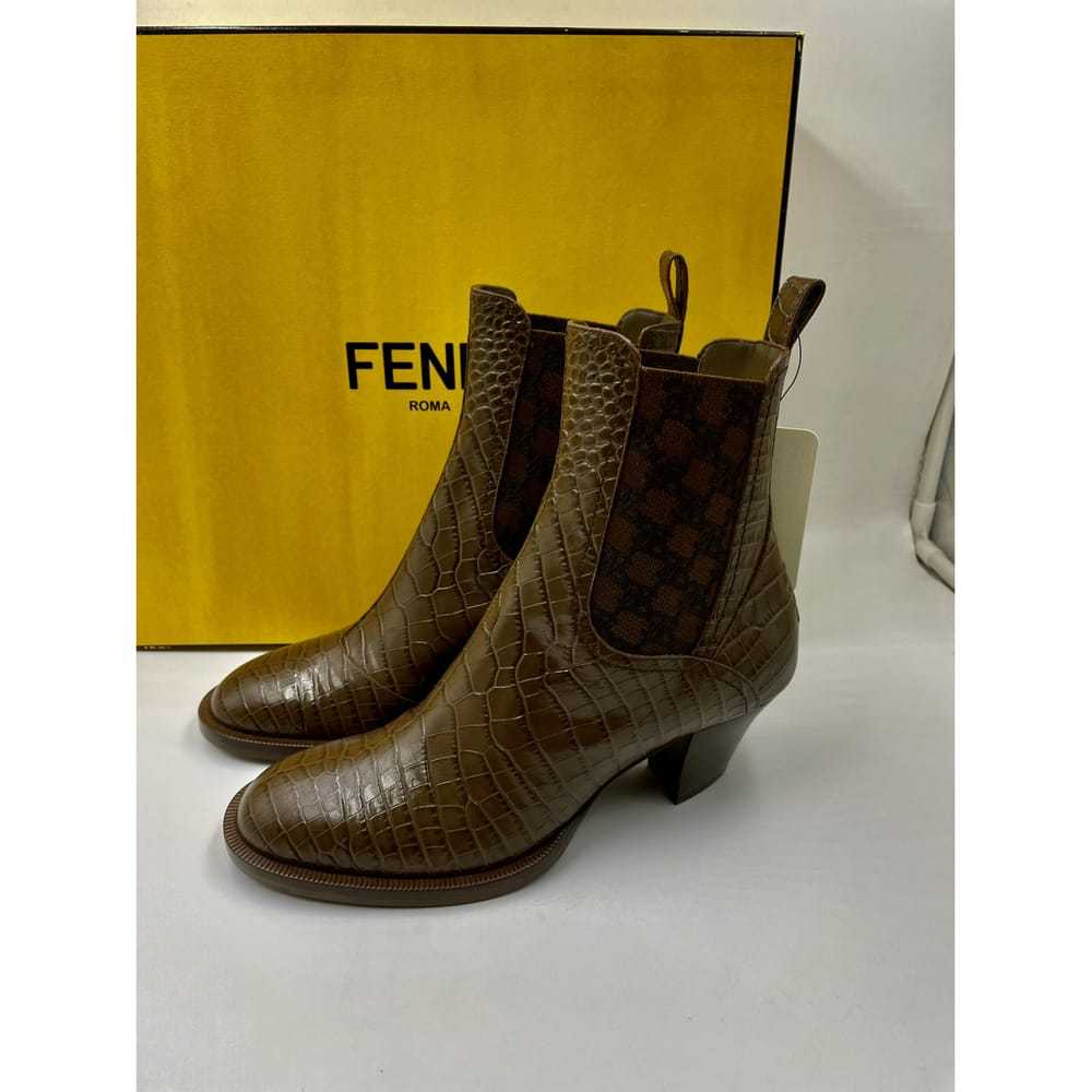 Fendi Cowboy leather boots - image 6