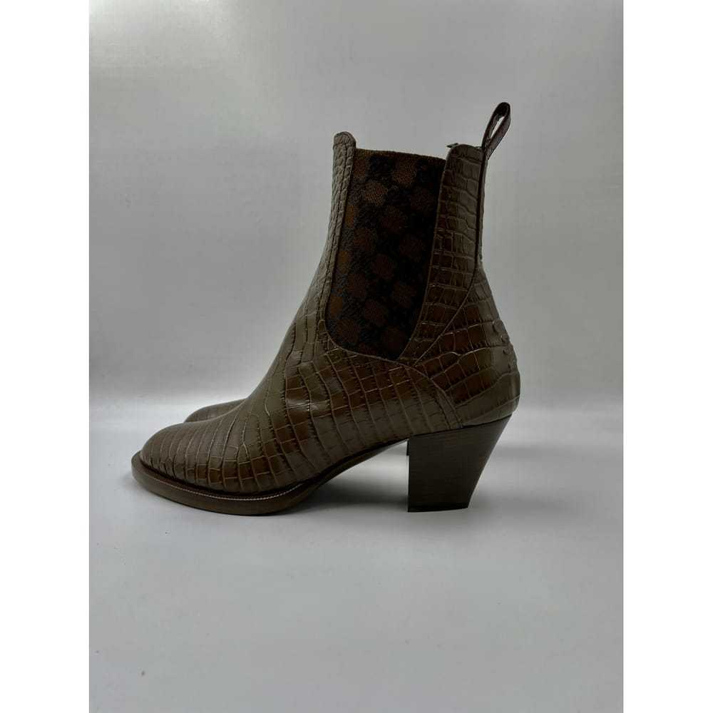 Fendi Cowboy leather boots - image 7