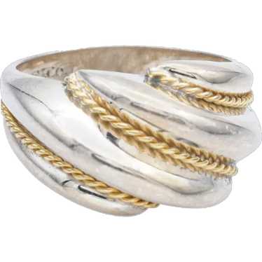 Tiffany & Co. Sterling Silver and 18K Yellow Gold… - image 1
