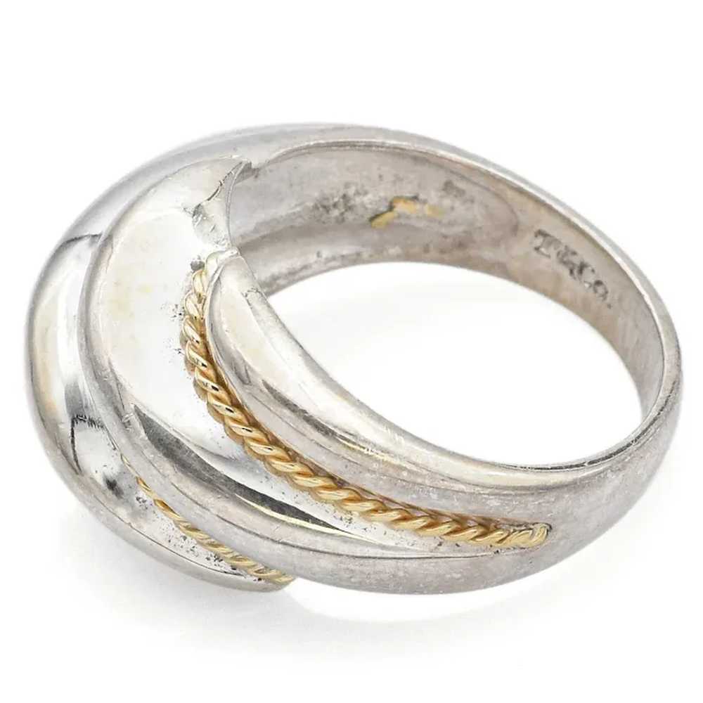 Tiffany & Co. Sterling Silver and 18K Yellow Gold… - image 3