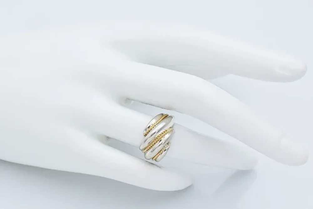 Tiffany & Co. Sterling Silver and 18K Yellow Gold… - image 7