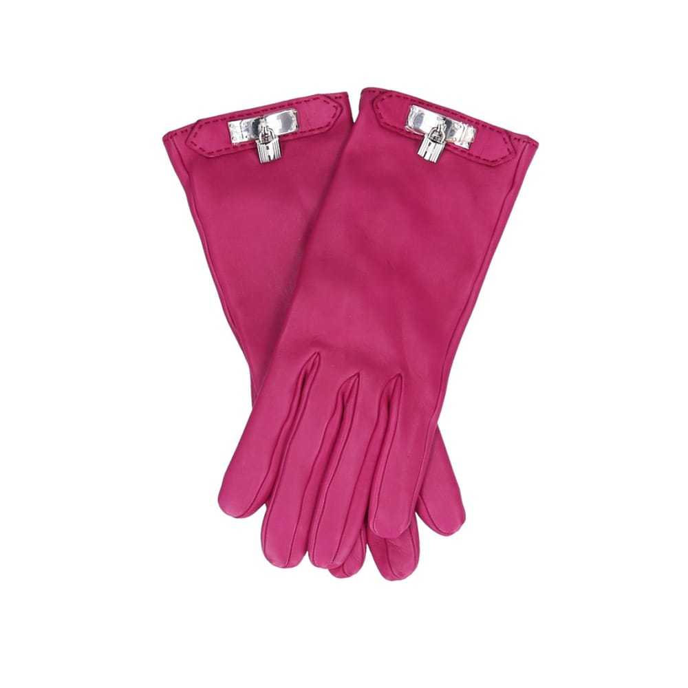 Hermès Soya leather gloves - image 2